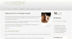 Desktop Screenshot of livisverige.org