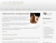 Tablet Screenshot of livisverige.org
